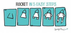 How to Draw a Rocket in 5 Easy Steps
