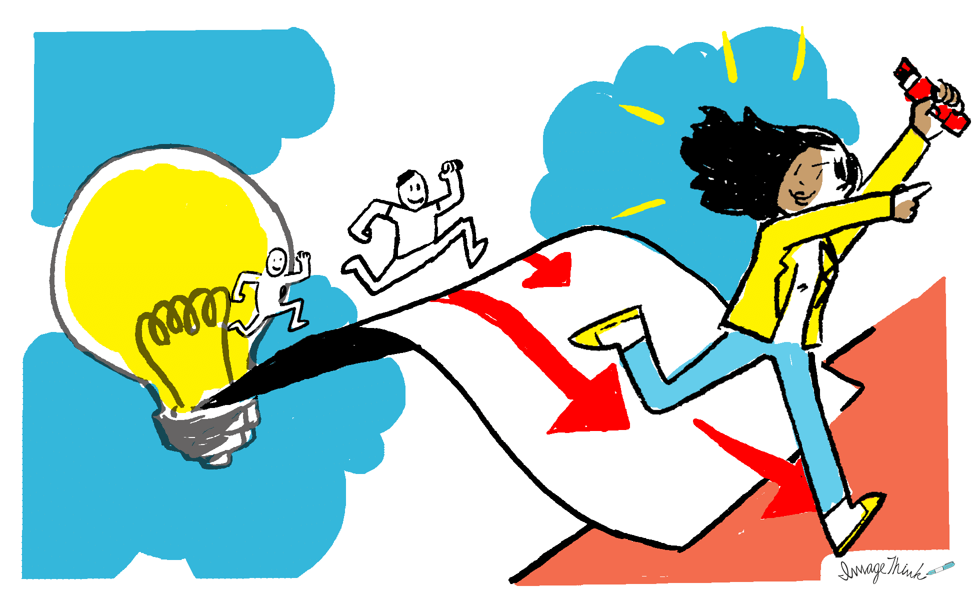 ImageThink graphic recording clarifies brainstorms