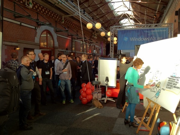 ImageThink at Twitter board at Oredev Userverse