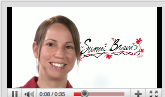 Image of a video showing Sunni Brown.
