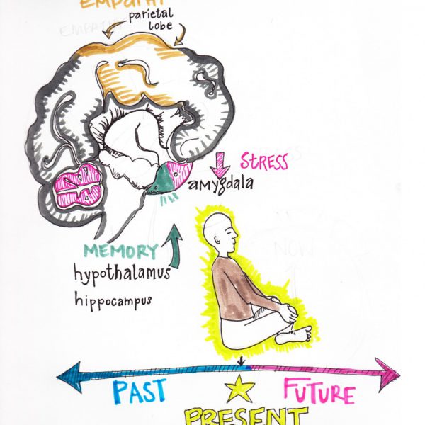 ImageThink strategic visual of the beneficial effects of meditation