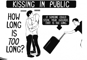Kissing in Public illustration