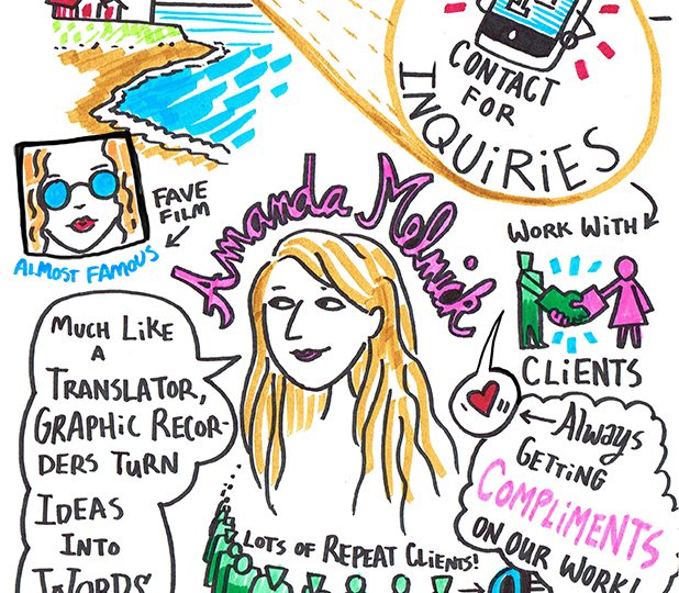 Visual bio of Amanda