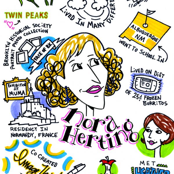 Visual bio of Nora