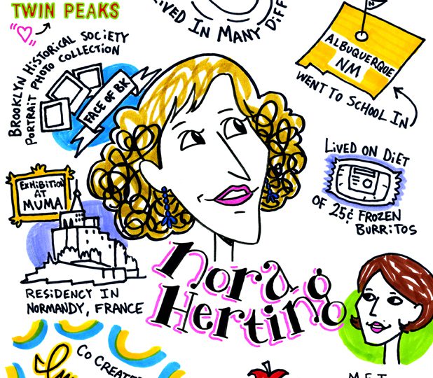 Visual bio of Nora