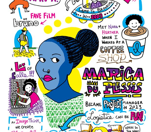 Visual bio of ImageThink team member, Maricia