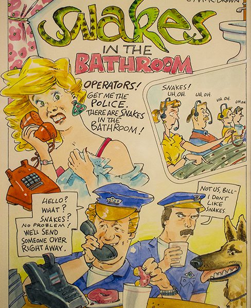 Exhibit at Cartoon Museum in SF