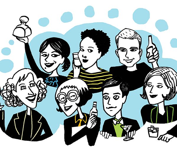 Illustration of ImageThink team