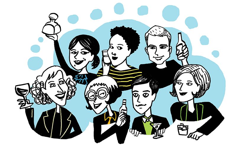 Illustration of ImageThink team