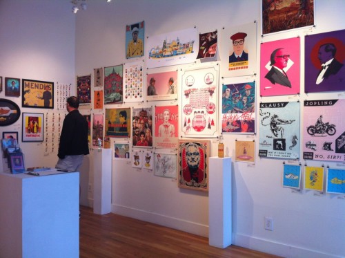 Wes Anderson show Spoke Art gallery