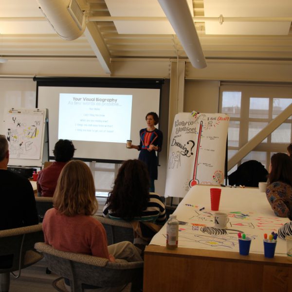 Image of Nora facilitating an ImageThink workshop
