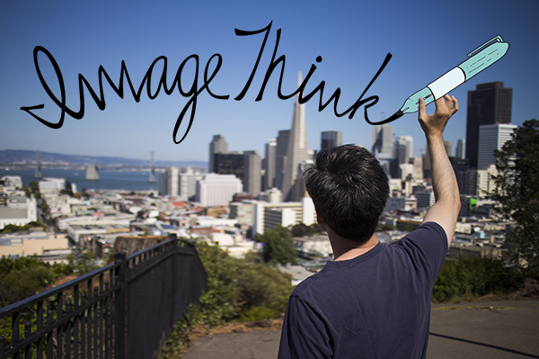 ImageThink logo over SF skyline