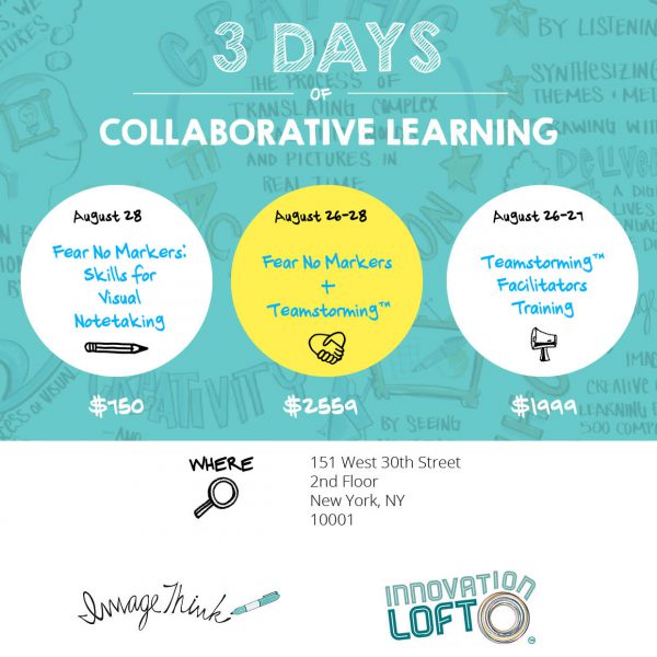 Promotional slide for ImageThink innovation workshop