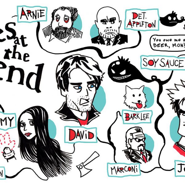 ImageThink film review John Dies at the end. graphic recording infographic graphic facilitation