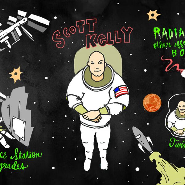 Illustration of Scott Kelly - folks we admire