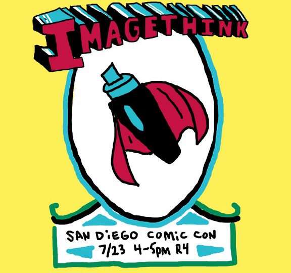 Promo image for SDCC 2016 graphically recorded by ImageThink.