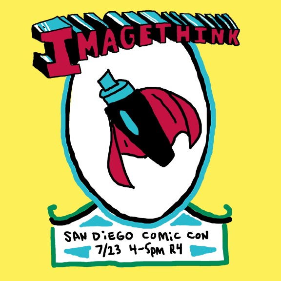 Promo image for SDCC 2016 graphically recorded by ImageThink.