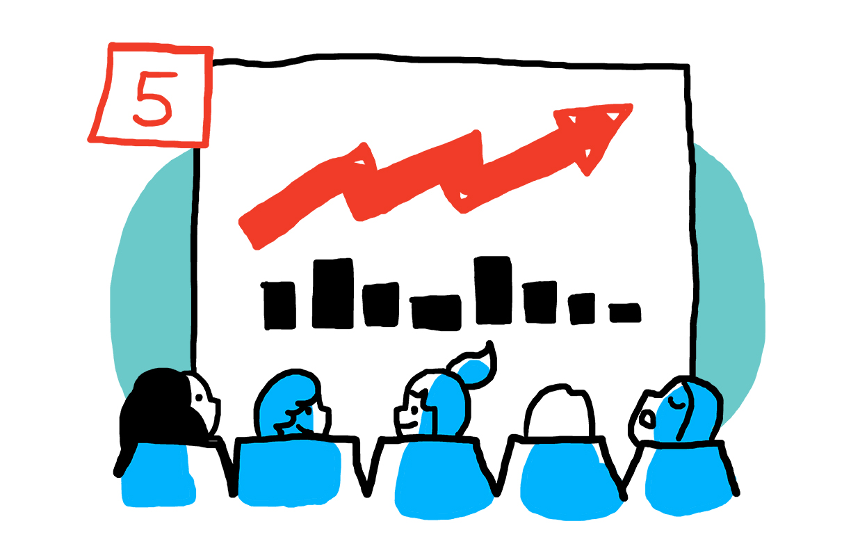 7 ways to know your brainstorm meeting will fail cartoon for blog post by graphic recording firm ImageThink. Your presentations are filled with nothing but powerpoints that put attendees to sleep.