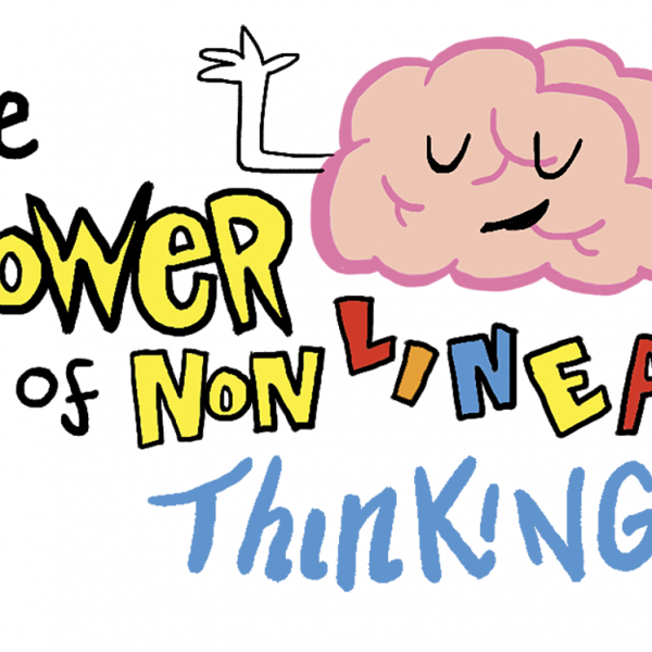 Illustration of the power of non-linear thinking.