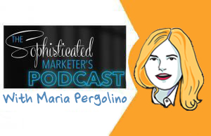 sophisticated marketer's podcast, imagethink, graphic recording, sketchnotes, maria pergolino