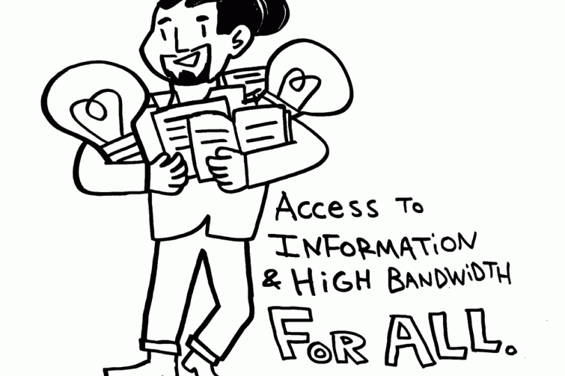Man With information and Ideas