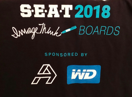 Picture of the back of a jersey with sponsor logos
