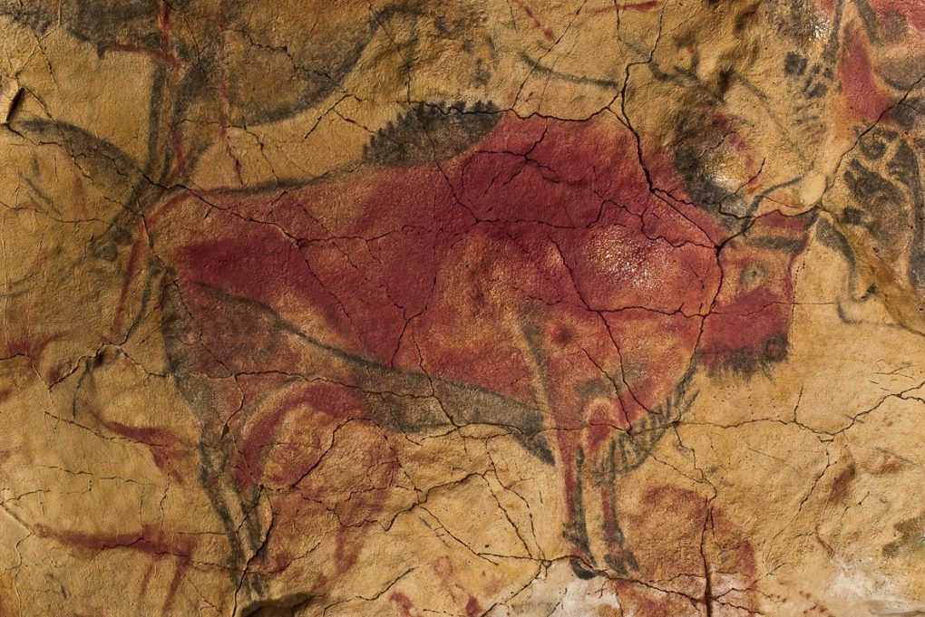 Cave painting hunting manual at altamira