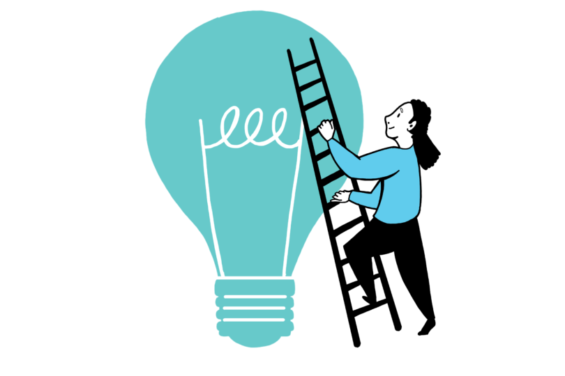 Creative thinking workshops helps developing new visual thinking skills and perspective