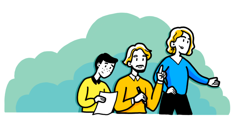 Dedicated team of graphic facilitators and graphic recorders