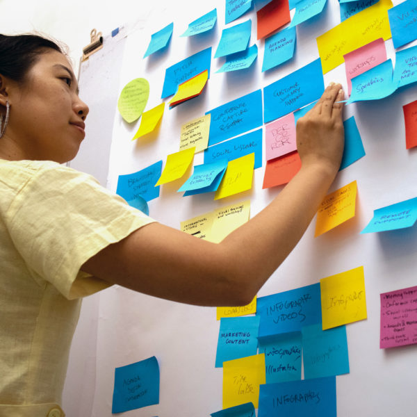 ImageThink facilitates team brainstorms and incites creativity utilizing tools like post-it boards.