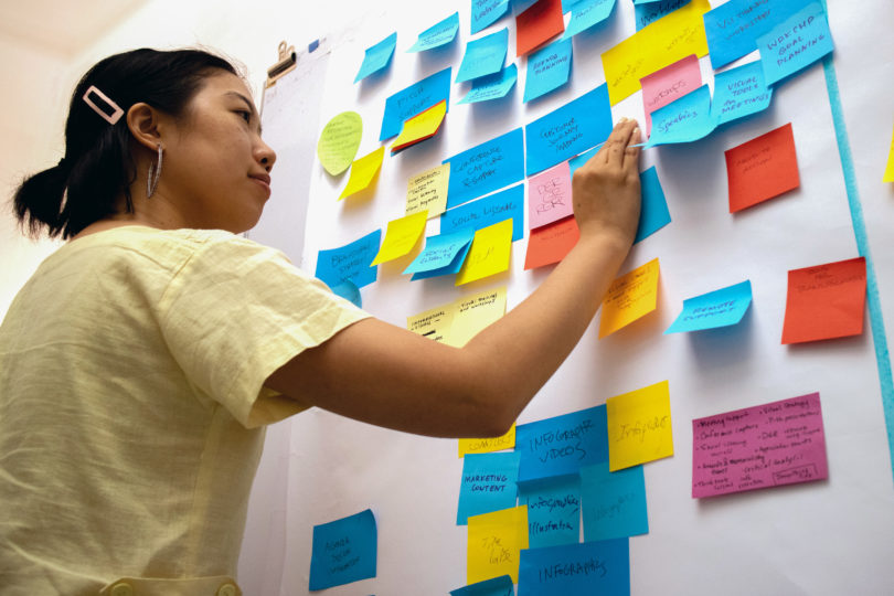 ImageThink facilitates team brainstorms and incites creativity utilizing tools like post-it boards.