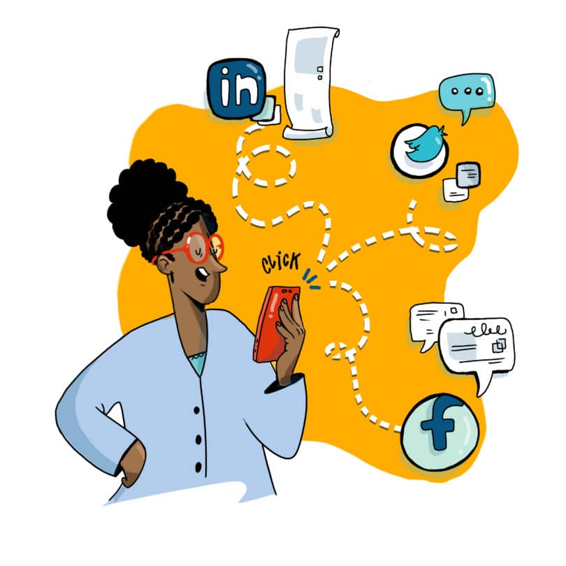 Strategic illustration and visual recording offers an opportunity for individuals and attendees to share your content