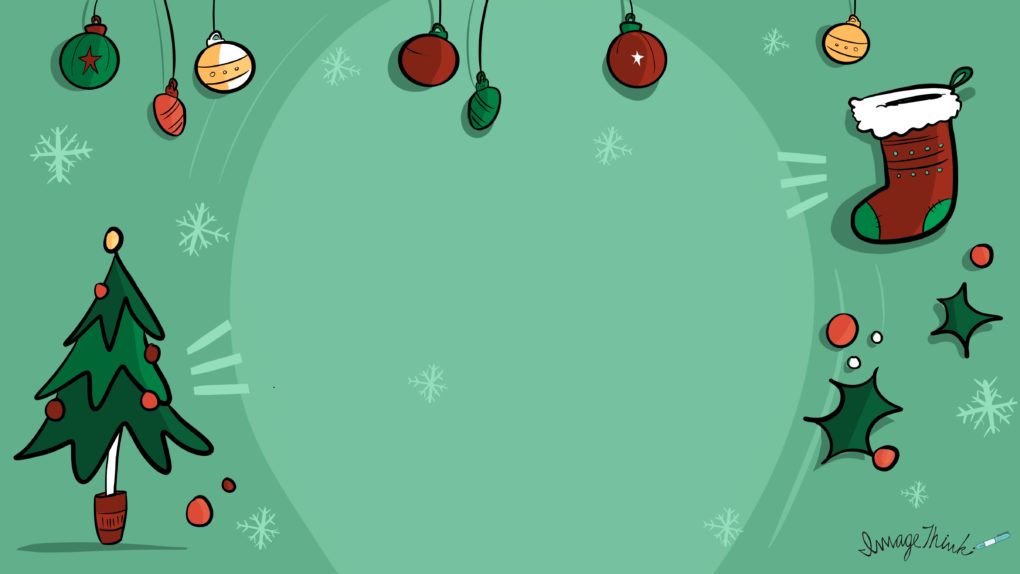 Virtual background for ImageThink holidraws make perfect holiday party ideas