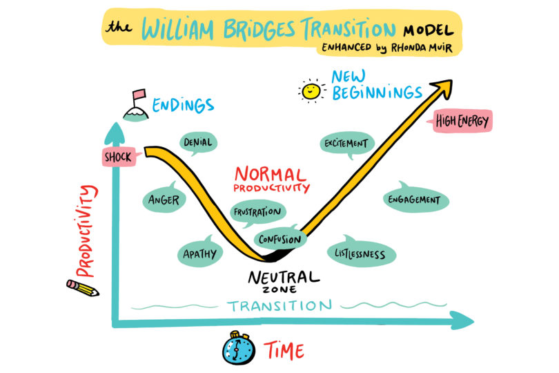 Behavioral psycology models like the William Bridgers Transition model influenced the creation of The ImageThink Method™