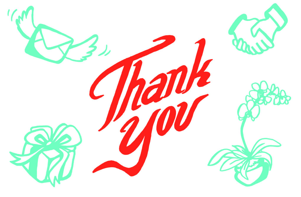 ImageThink "Thank You" card - saying "thanks" is a simple way you can express gratitude!
