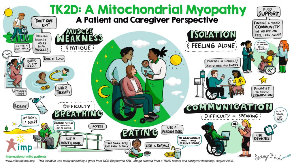 An ImageThink patient journey map for TK2D, Mitochondrial Myopathy