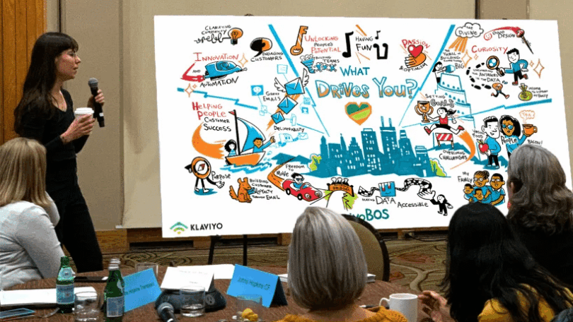 Enhance presentations and take consulting to the next level with visual storytelling services.