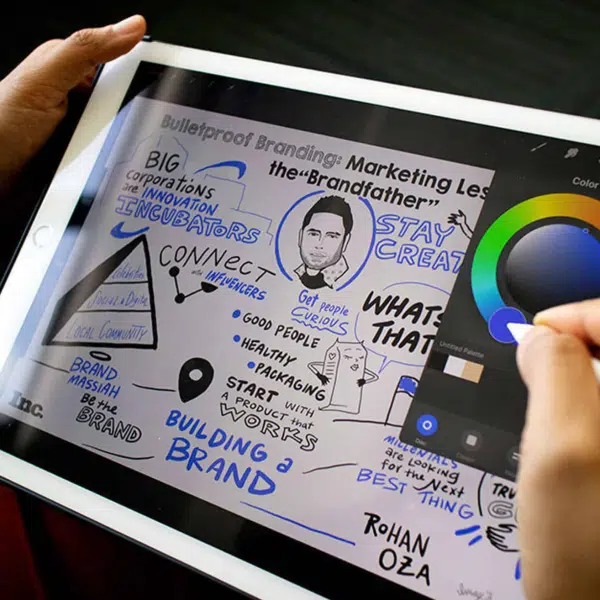 Explore key differences between graphic recording and AI notes.
